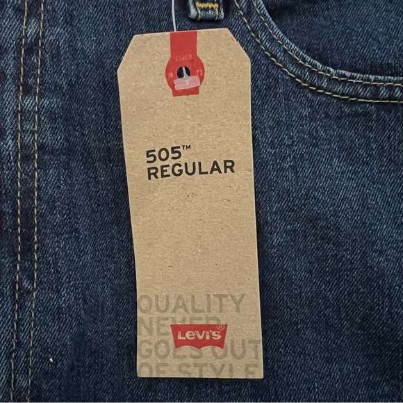 Levi’s 505 Relaxed Fit Straight Leg Jeans Men’s 40x30 NWT - Picture 3 of 6
